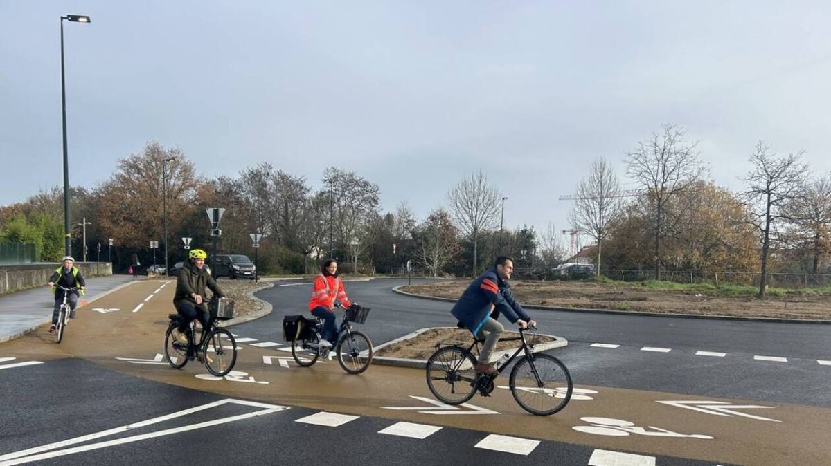 Nantes se transforme avec son premier rond-point à la hollandaise