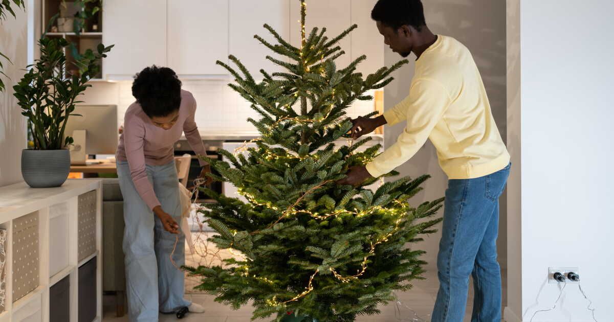 Préservez votre sol lors de l'installation du sapin de Noël