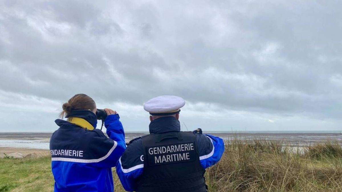 Les gendarmes se mobilisent pour sécuriser la pêche à pied après la tempête Davide