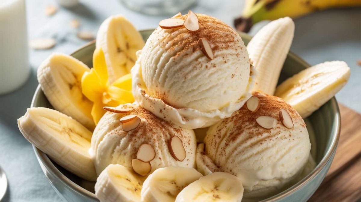 Une délicieuse glace à la banane en un temps record