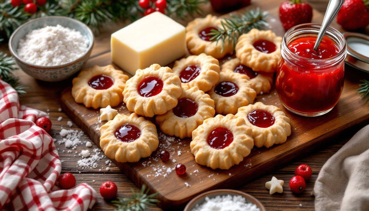 Sablés à la confiture : un délice festif à partager