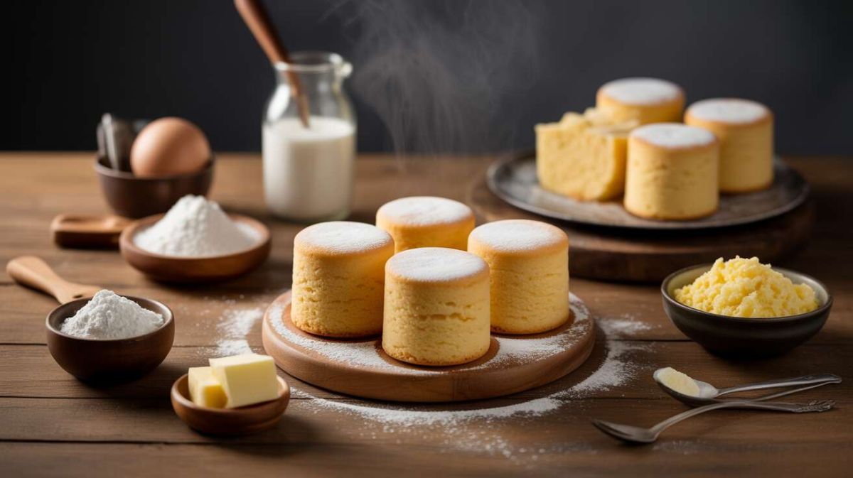 Les gâteaux éponge vapeur, une douceur légère