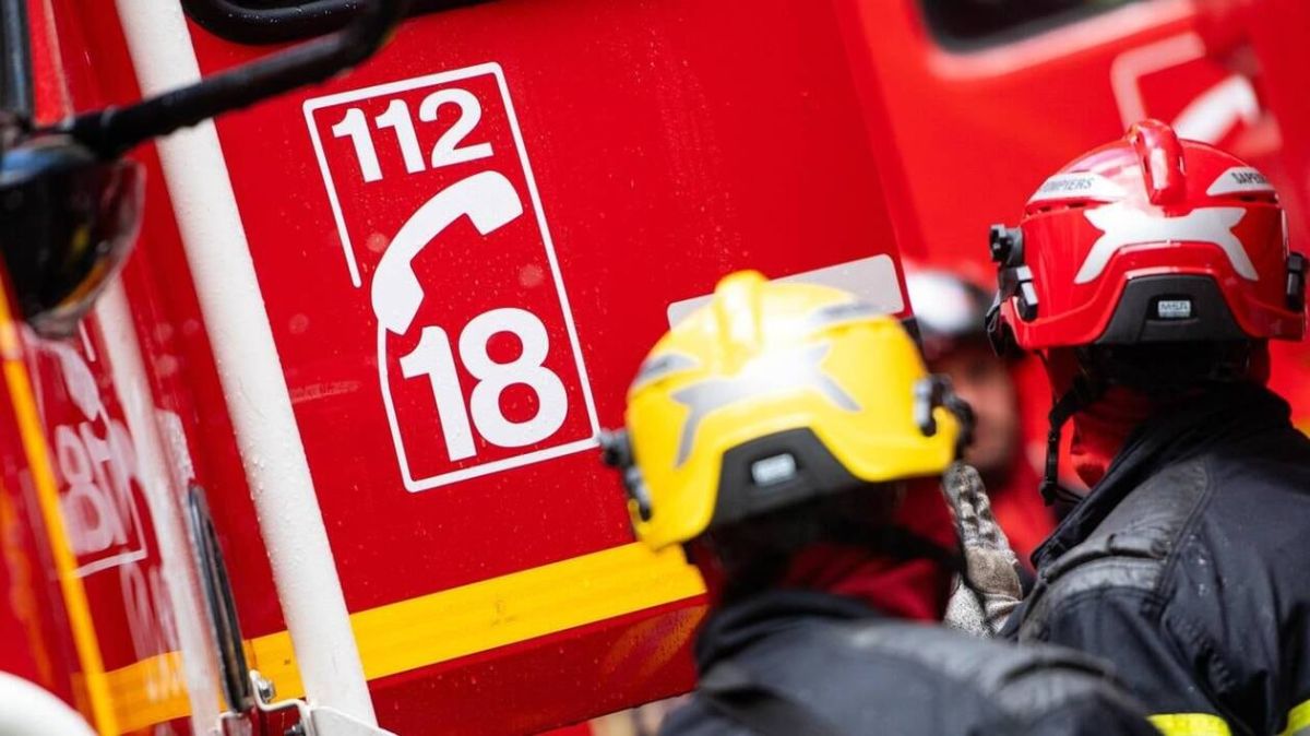 Incendie spectaculaire sur l'aire des Portes d'Angers : les secours mobilisés