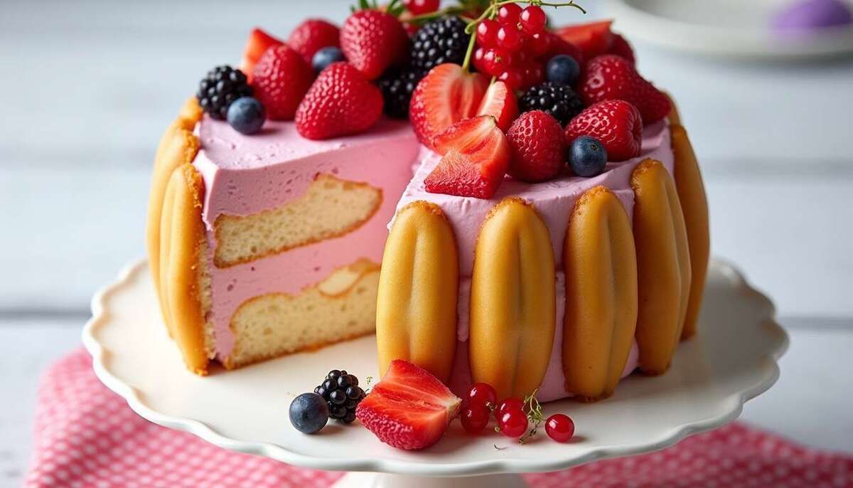 Charlotte aux fruits rouges et mascarpone : une recette gourmande