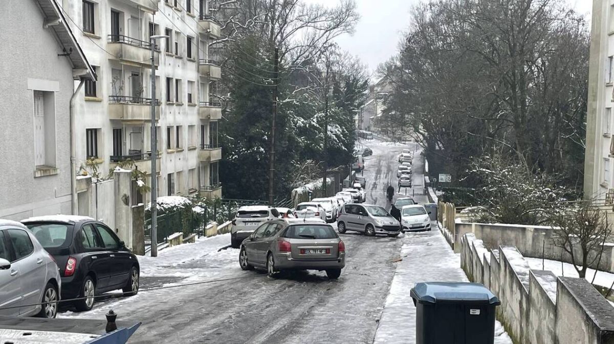 verglas et embouteillages : la galère des automobilistes en loire-atlantique