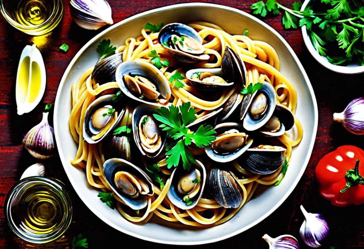Évasion gourmande : savourez des linguines aux palourdes maison