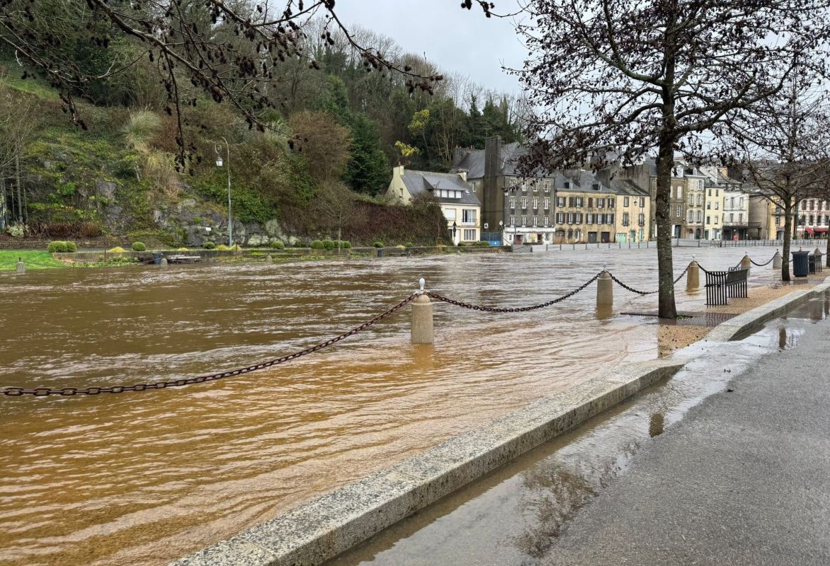 Le Finistère et le Morbihan en vigilance orange : des crues à prévoir