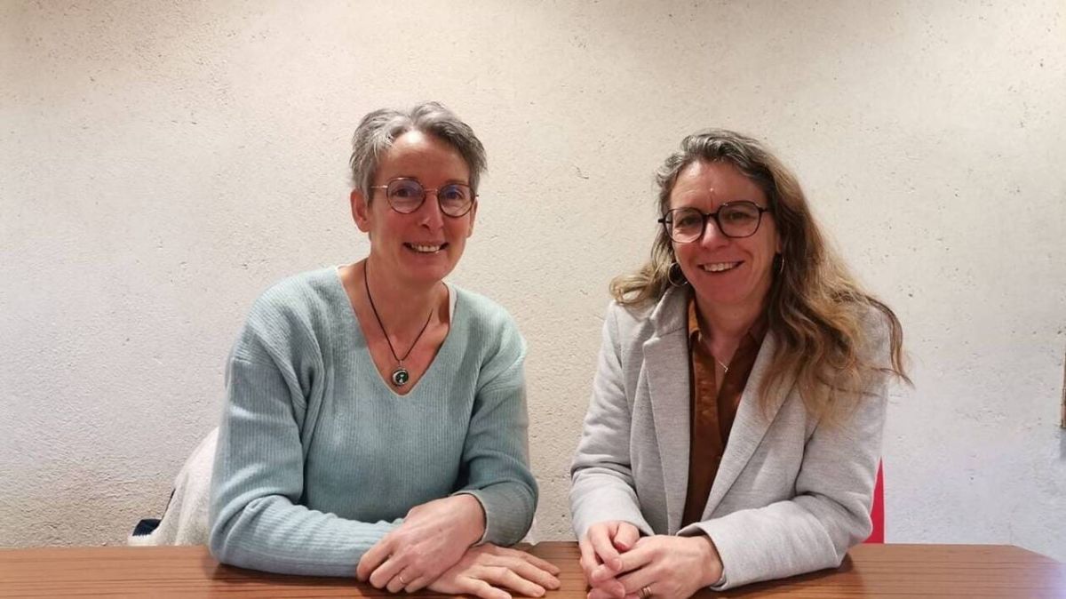 Magali Gautier et Delphine Rouault en route pour Médréac