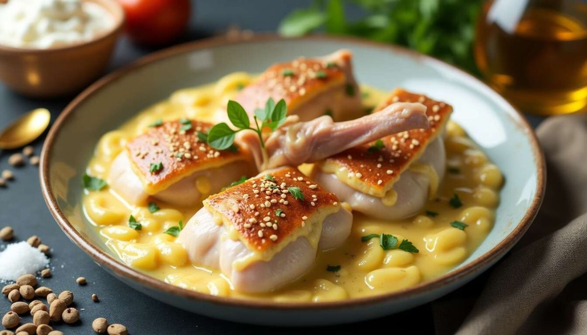 Un lapin à la crème pour régaler vos proches