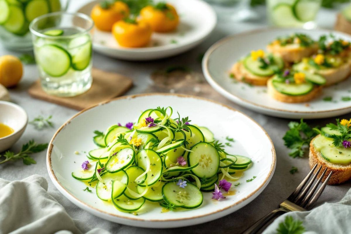 Le concombre fait sensation : 5 recettes rafraîchissantes pour vos repas d'été