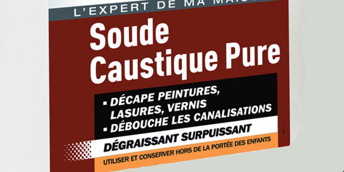 La soude caustique : un allié de la maison à utiliser avec précaution