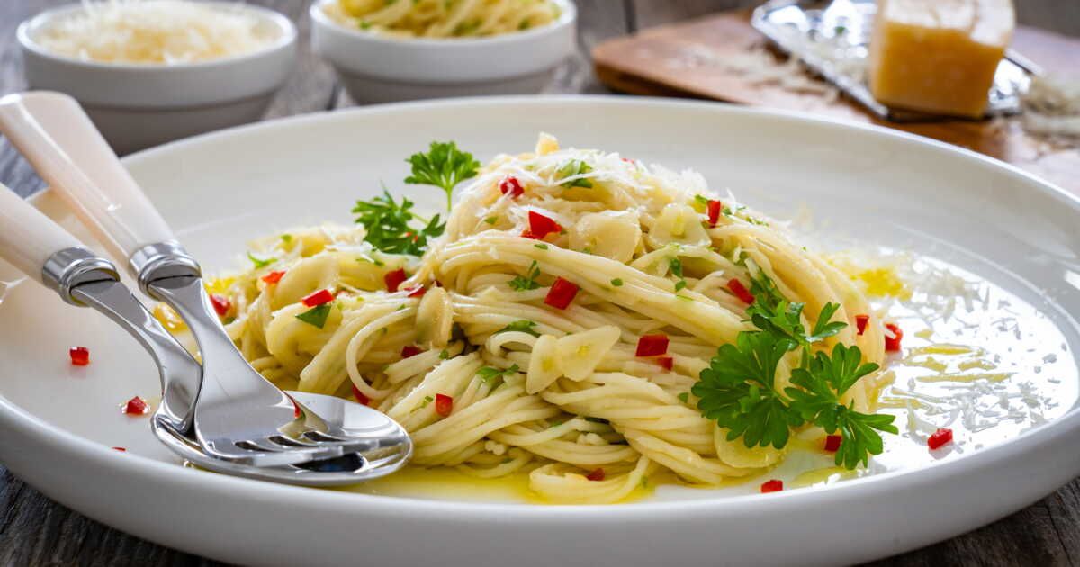 Des spaghetti savoureux prêts en un éclair