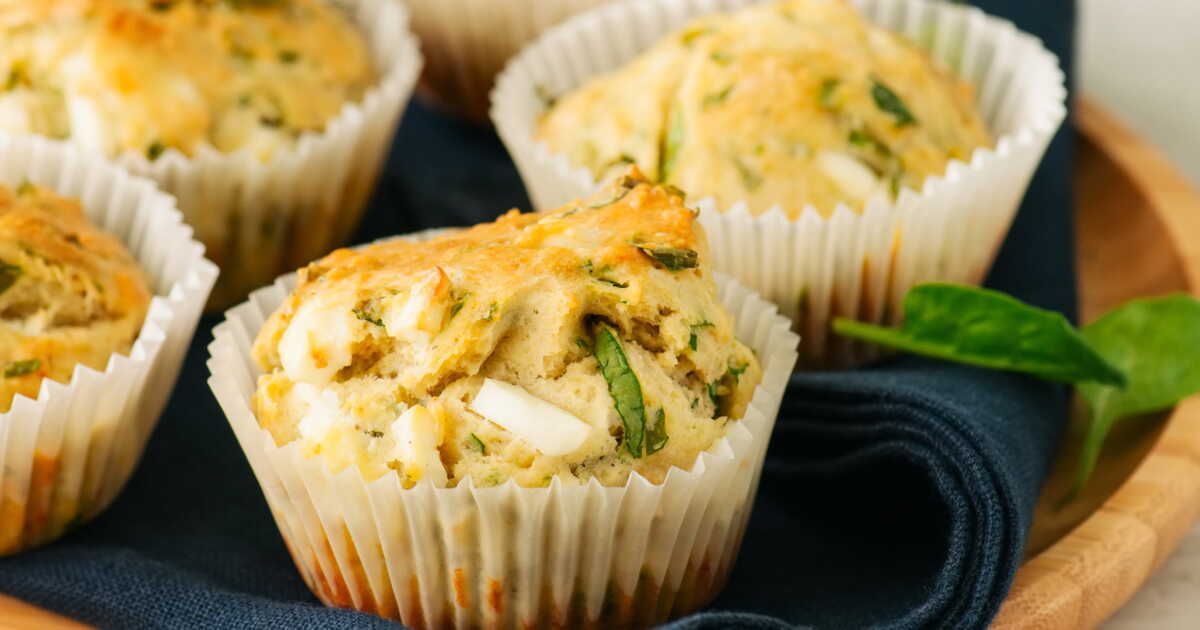 Savourez des muffins au bleu d'Auvergne pour vos apéritifs