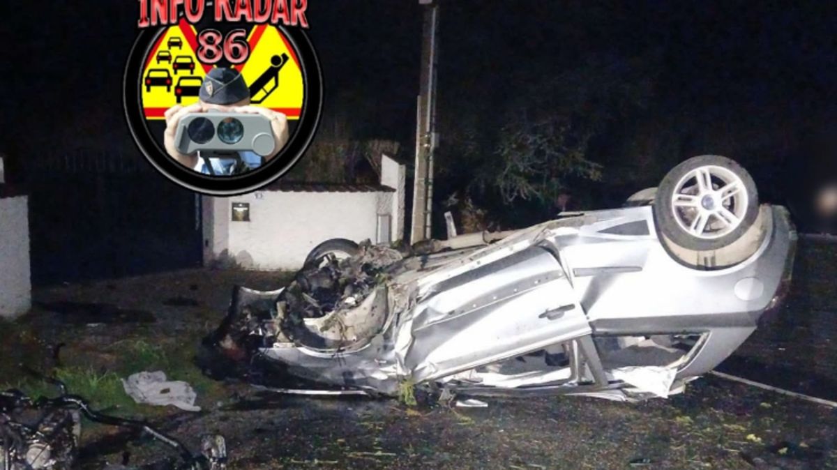 Qu'est devenu le conducteur de cette voiture renversée à Ouzilly ?