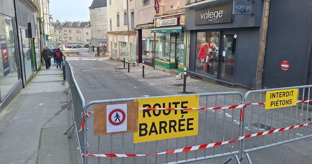 Mayenne en vigilance : un expert évalue les dégâts de la corniche effondrée