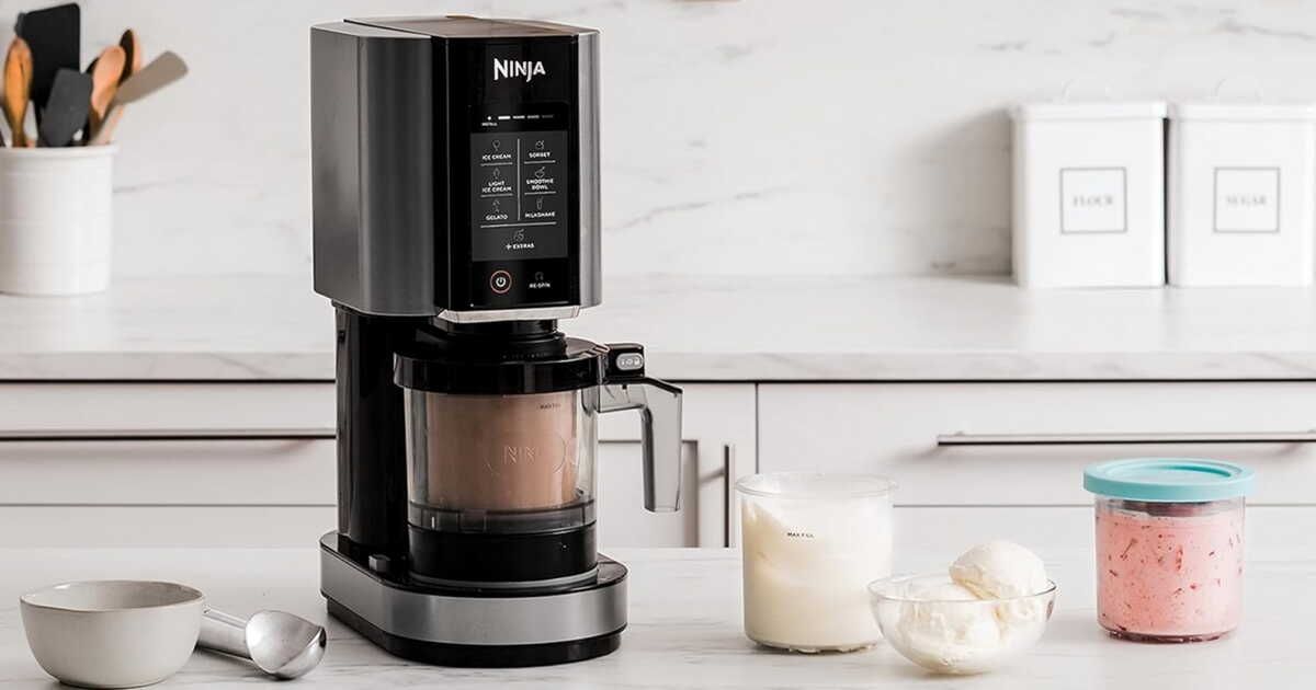 Faites-vous plaisir cet été avec la machine à glaces Ninja en promotion