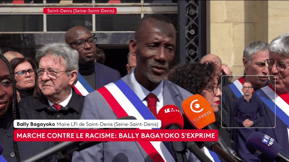 Bally Bagayoko défend les valeurs républicaines lors d'un rassemblement contre le racisme
