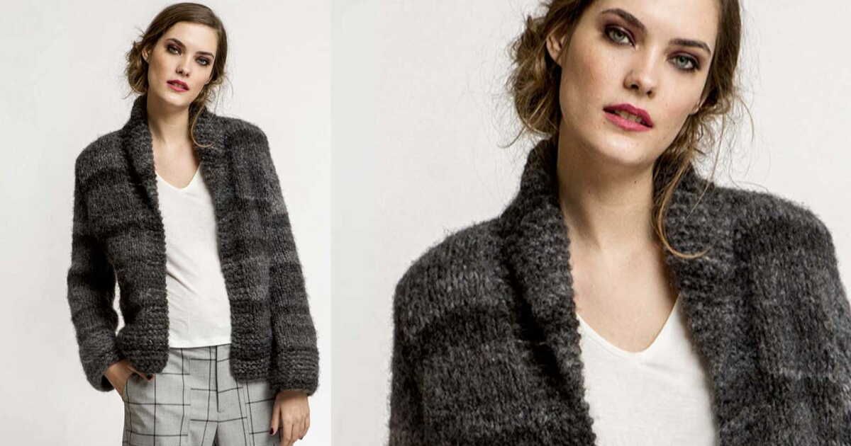 La veste longue en fil chiné : une pièce phare de la mode contemporaine