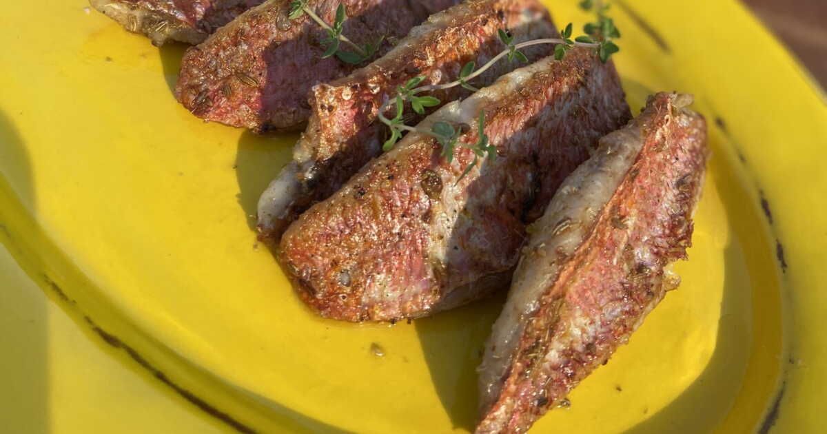Découvrez la recette estivale de filets de rouget et spaghettis de courgettes de Laurent Mariotte