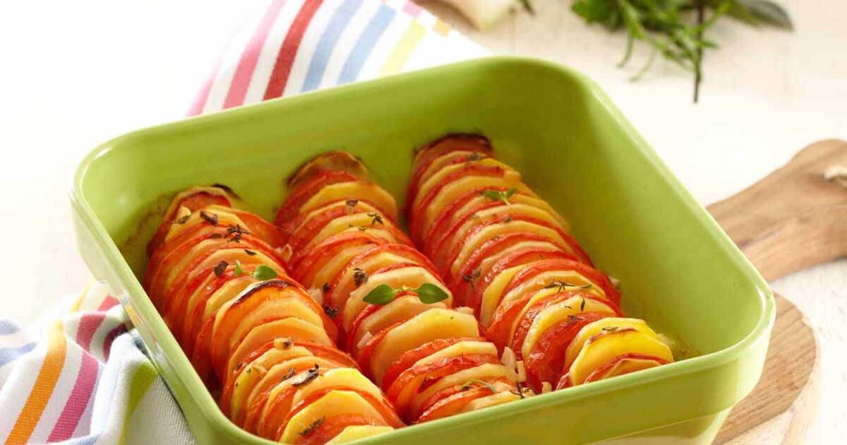 La délicieuse alchimie du tian pompadour et de ses tomates