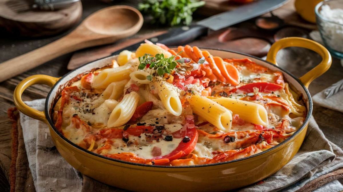 Savoureux gratin de légumes d'été au fromage à raclette