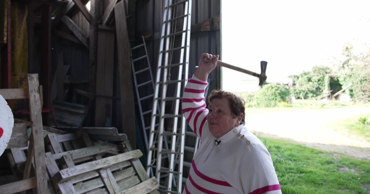 Marie-Claire, 73 ans, la doyenne du lancer de hache prête pour un dernier défi