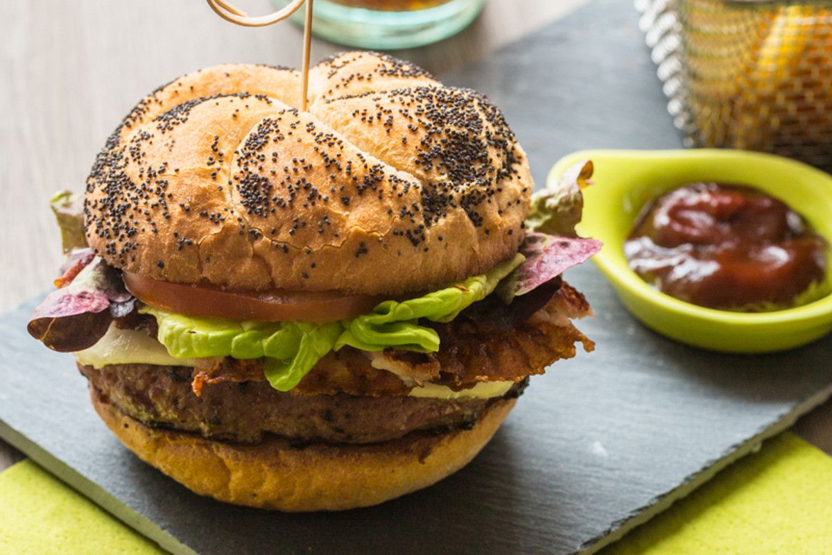 Un savoureux french burger au veau à ne pas manquer