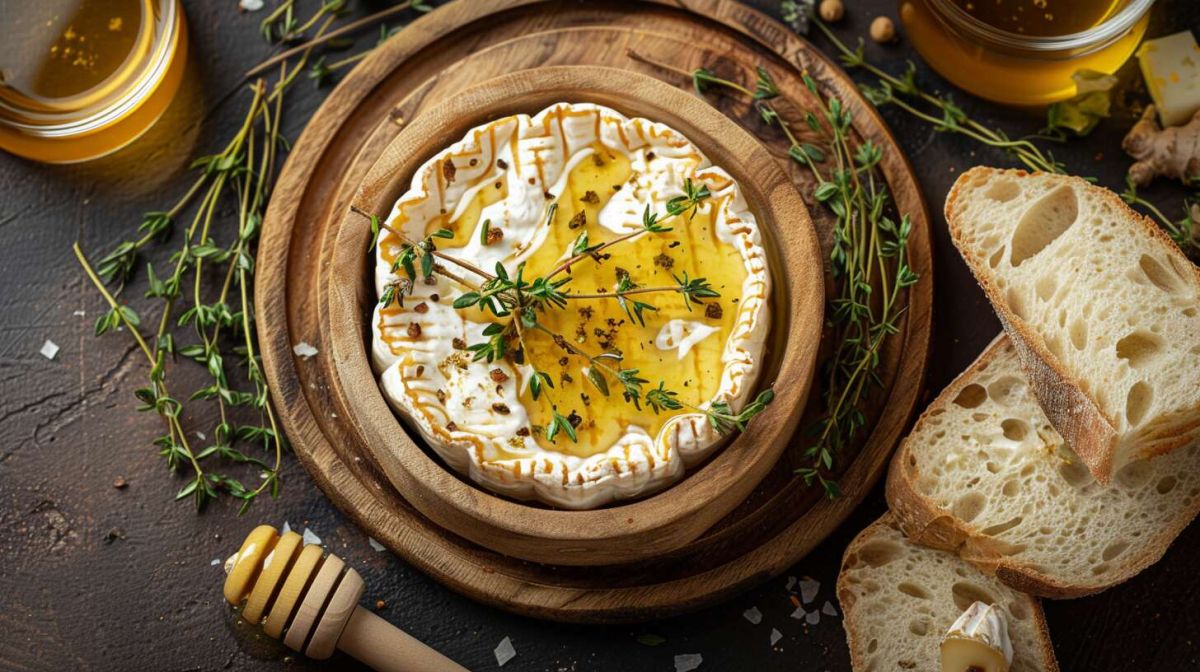 Recette de camembert rôti au miel : une entrée fondante et savoureuse