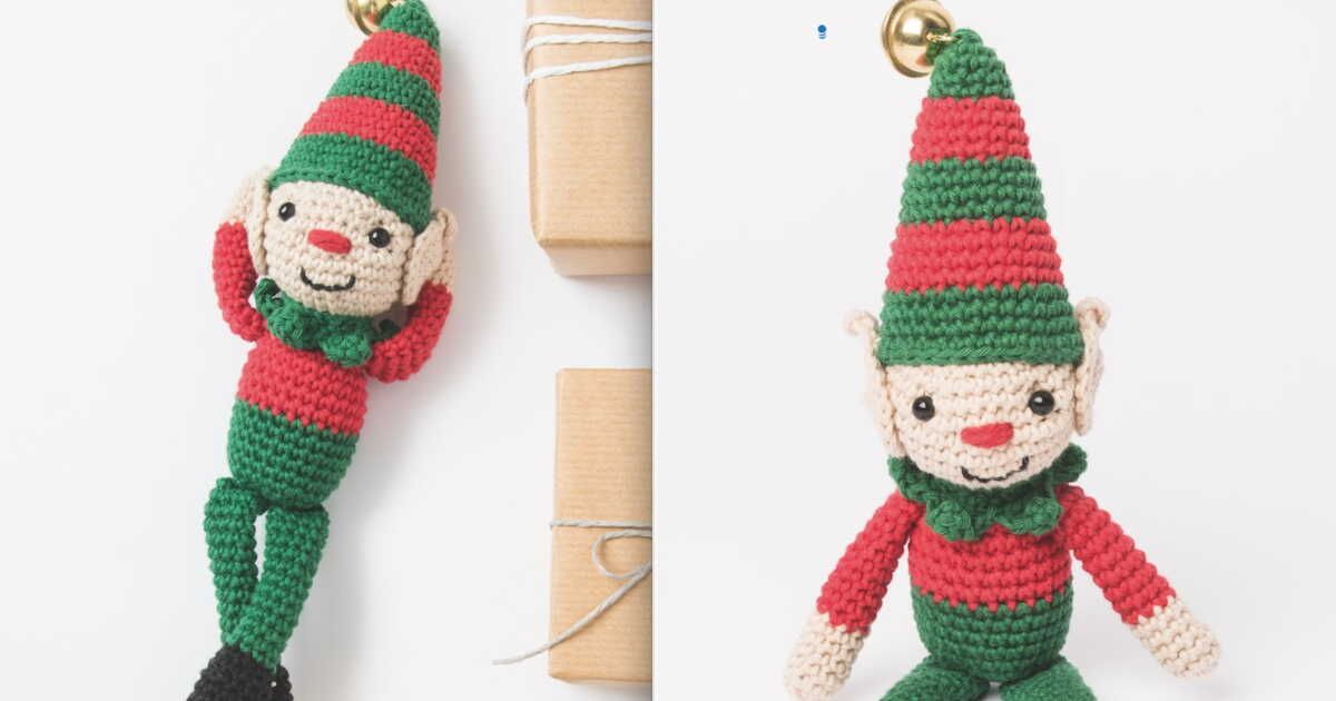 Créez votre mini lutin en crochet pour un Noël enchanteur