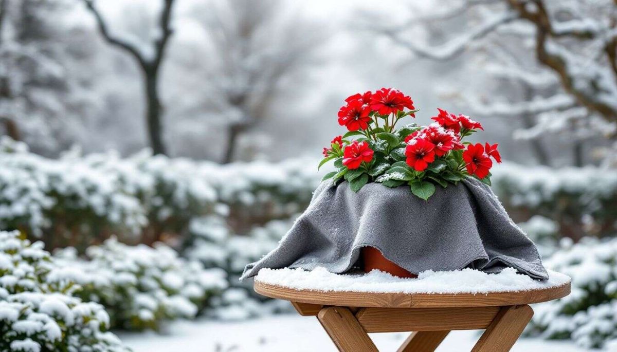 Comment protéger le géranium en hiver ?