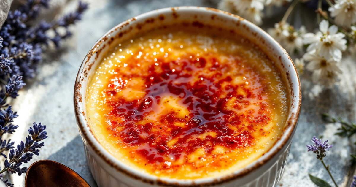 Crème brûlée à la chicorée : la recette de Laurent Mariotte