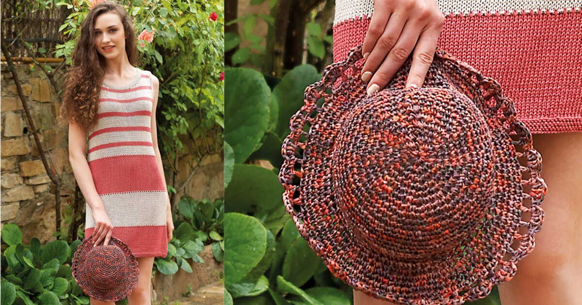 L'art du chapeau au crochet en raphia