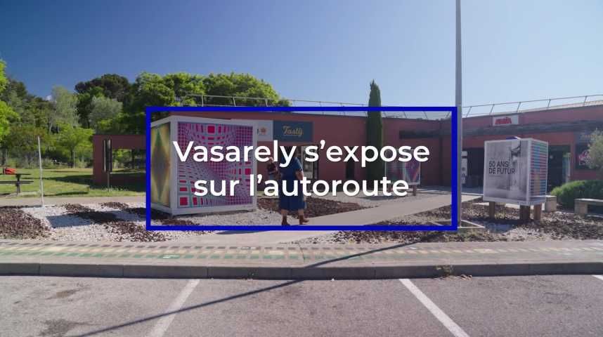 Vinci Autoroutes élève l'aire de Rousset au rang d'œuvre d'art avec Vasarely