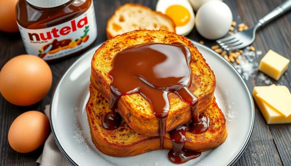 le pain perdu au nutella, un délice réconfortant à chaque bouchée
