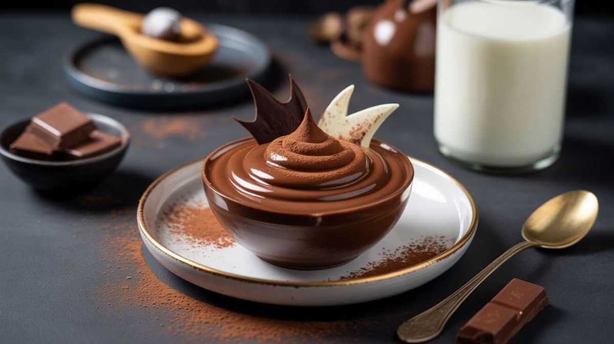 Des crèmes au chocolat légères pour un Halloween gourmand