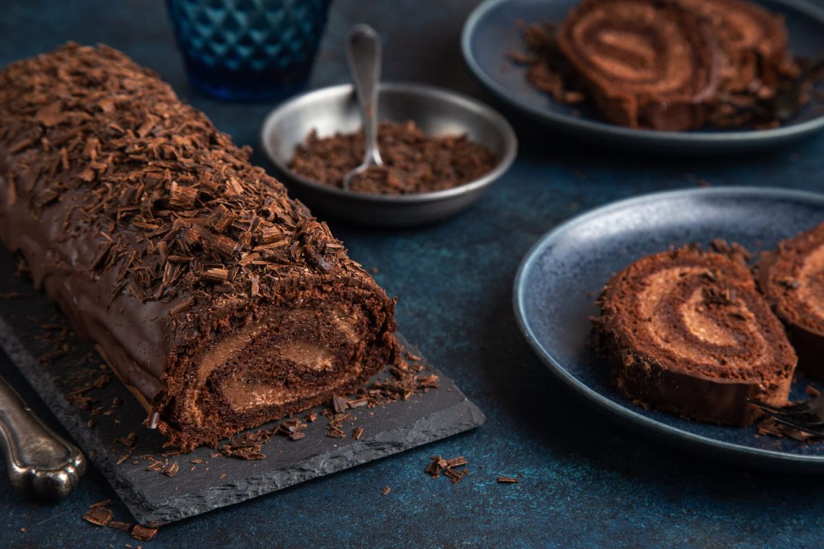 Comment réaliser une bûche de Noël au chocolat ?