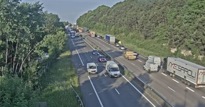 Accident sur l'A31 : un camion bloque la circulation près du Zénith de Nancy