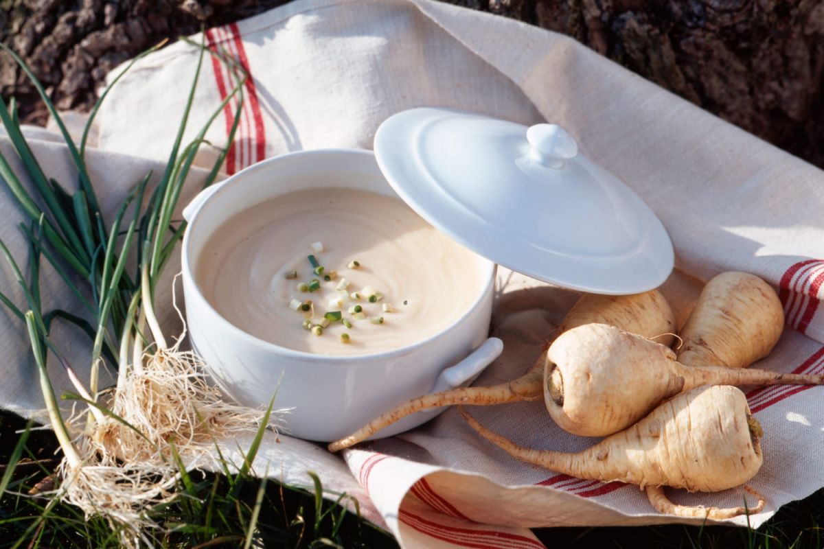 Découvrez la recette étonnante du velouté de panais par Cyril Lignac