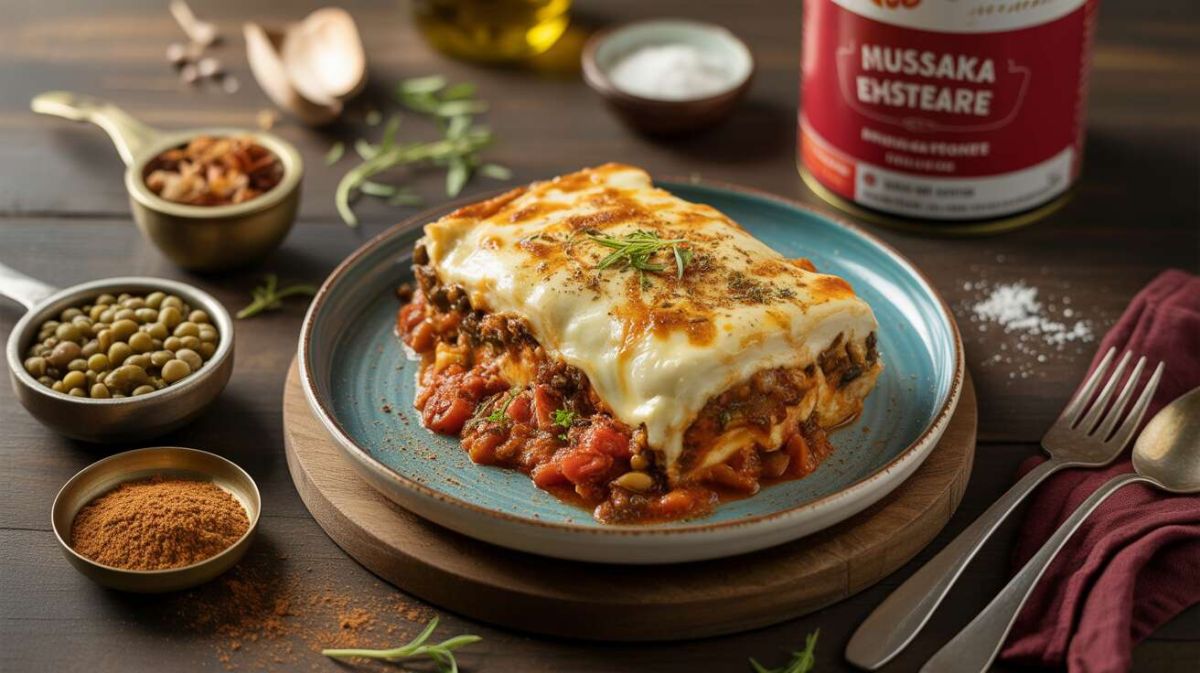 La moussaka au fromage : un régal réconfortant à trois couches