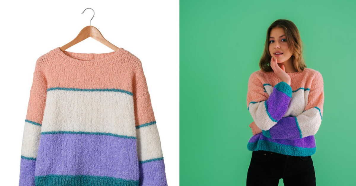 Créer votre pull rayé en un rien de temps
