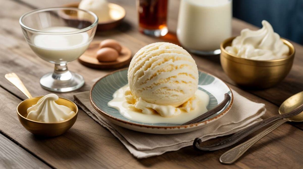 La recette parfaite pour une glace à la vanille maison sans sorbetière