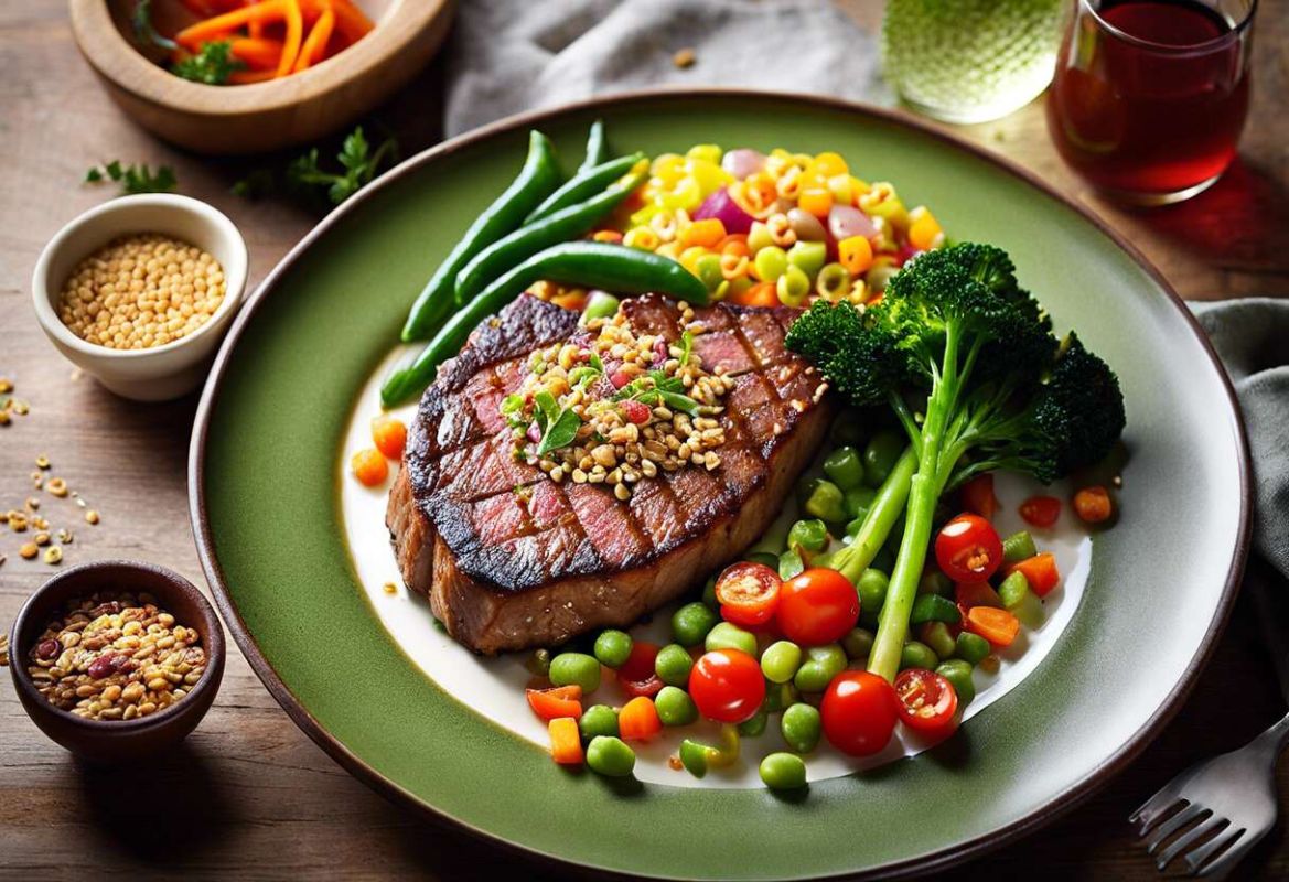 Découvrez la recette savoureuse du steak végétal aux céréales et légumes