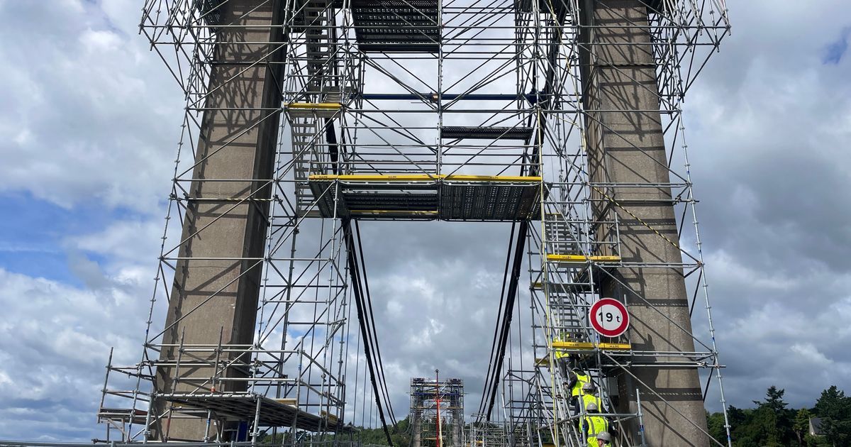 Un pont en rénovation : les travaux spectaculaires du Saint-Hubert en Ille-et-Vilaine