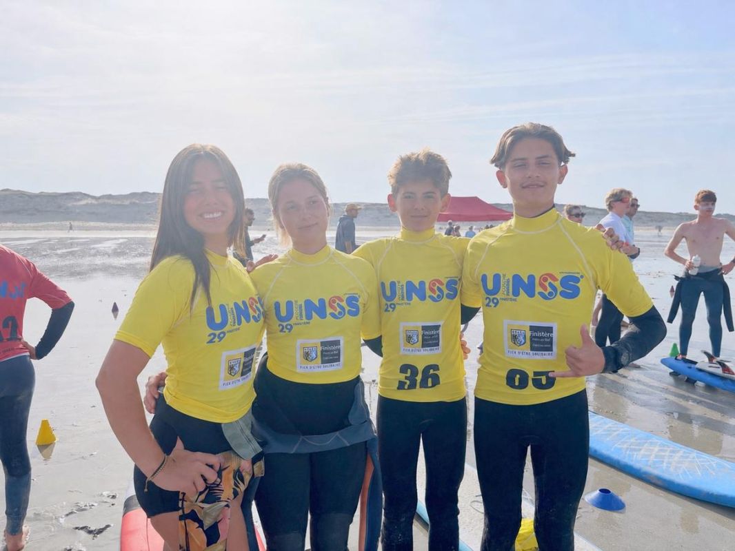 Désillusion pour l'équipe du lycée Cordouan en finale de surf scolaire