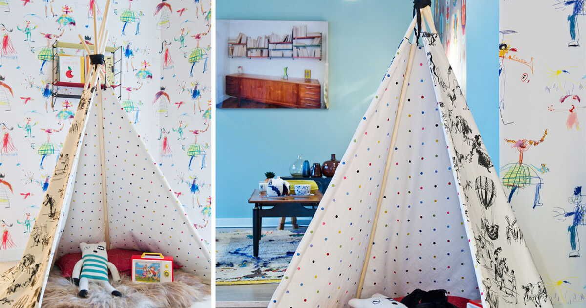 Un tipi indien à bricoler pour les enfants