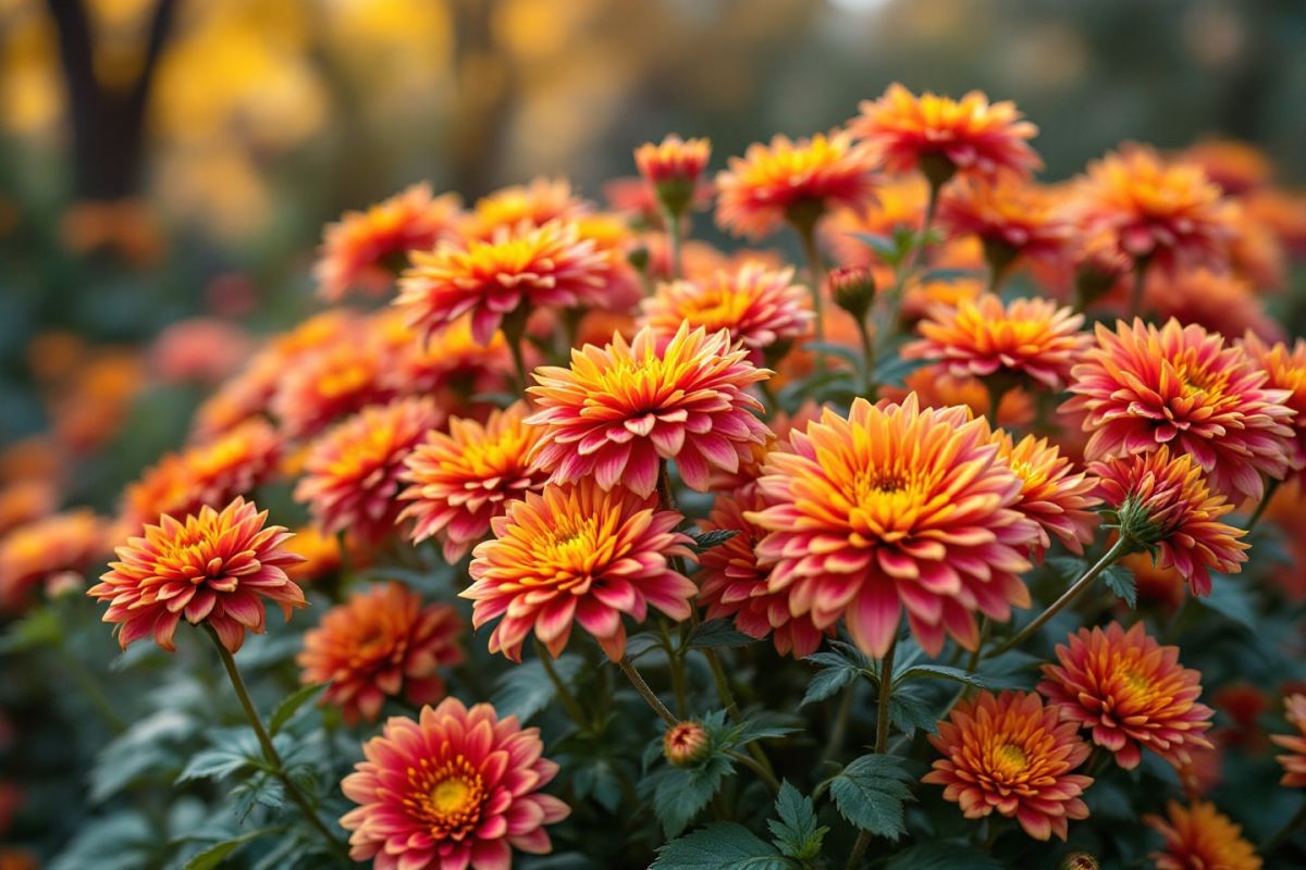 Découverte d'une technique japonaise pour révéler la beauté des chrysanthèmes d'automne