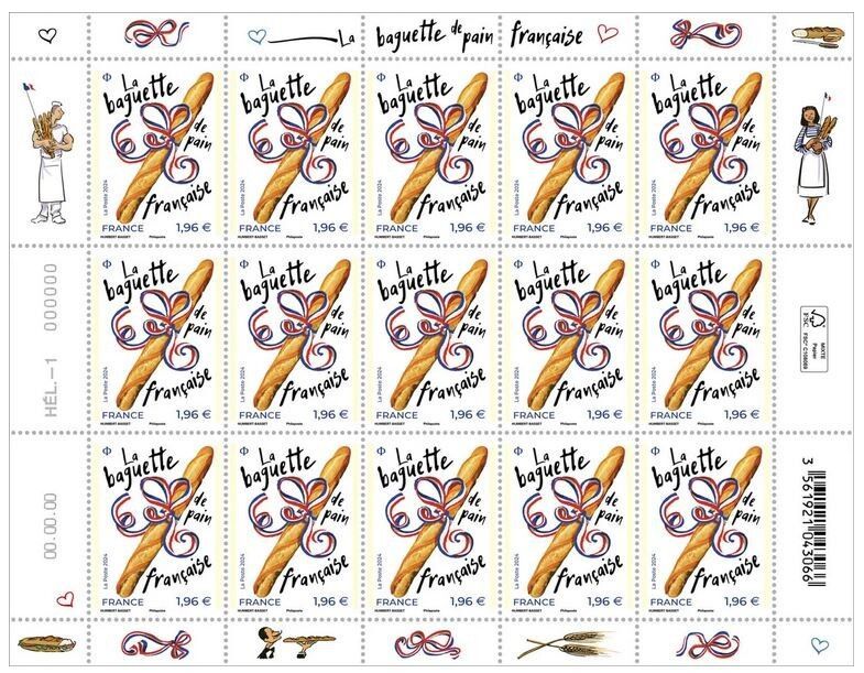 La magie du timbre olfactif : sentez la baguette par la Poste