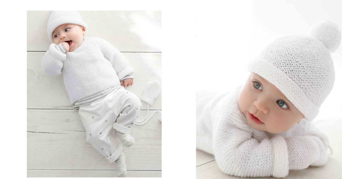 Tricot gratuit : le bonnet layette