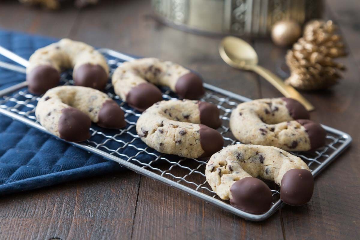 Savoureux bredele aux noisettes et chocolat