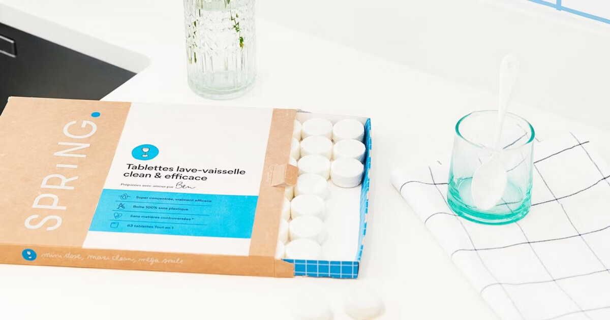 Des tablettes de lave-vaisselle qui allient économie et brillance